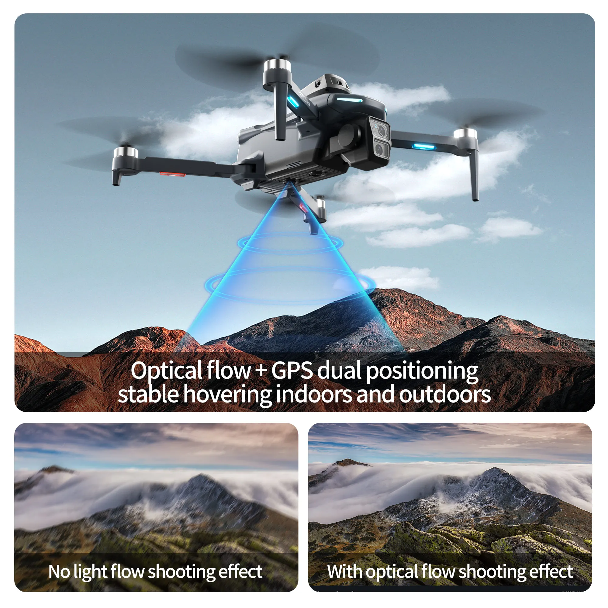Дрон Lenovo XT606 MAX GPS с ка – обзор и цена Fpv Drone Kit