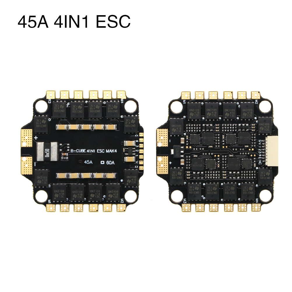 UAngel 4IN1 45A 60A ESC BLHELI – обзор и цена Fpv Drone Esc
